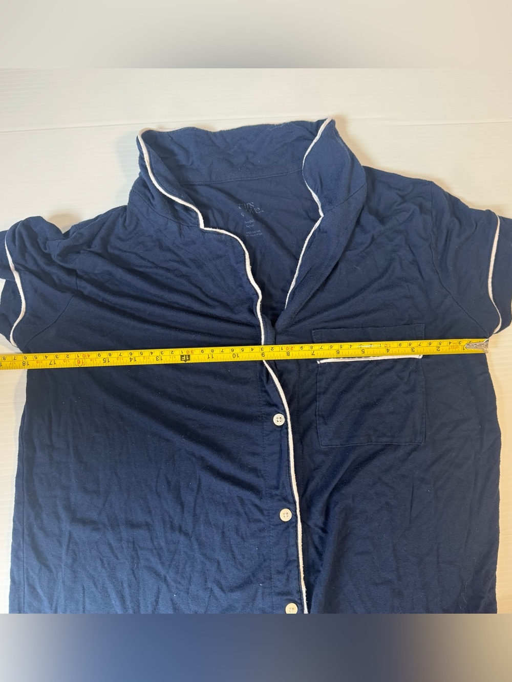 Stars Above Navy Blue Beautifully Soft 2-Piece Pajama Short Set Loungewear S - Picture 6 of 6